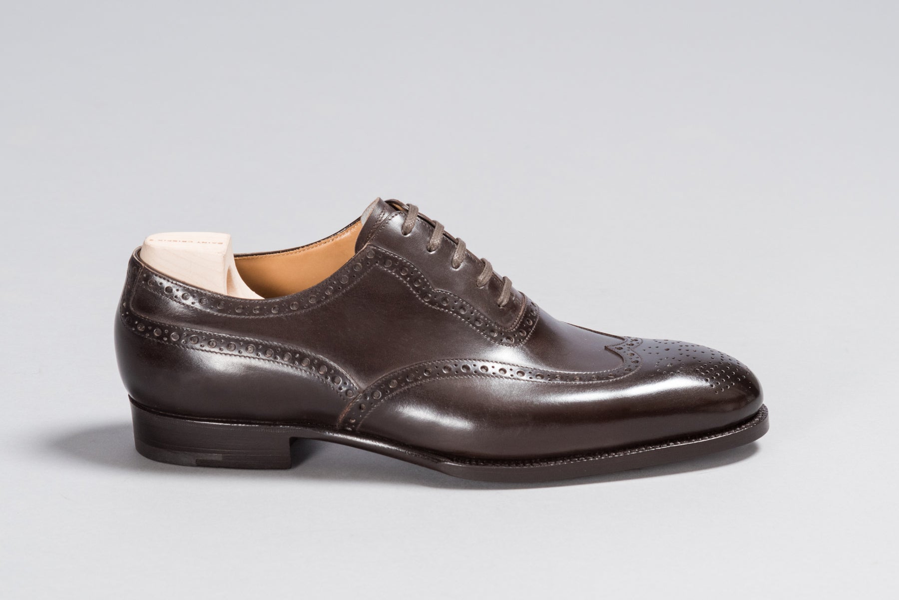 Iconic Wingtip Espresso Calf