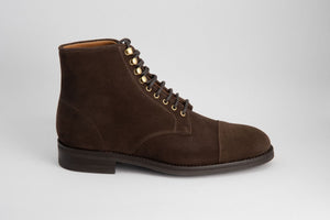 Dean Combat Brown Suede